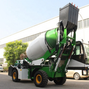 New Design Self Loader Mobile Concrete Mixer Truck/Truck Concrete Mixer With Loader 2.6cbm on sale