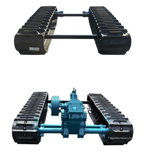 small snow vehicle Chassis Rubber track Undercarriage 0.5 to 20 Ton tracked system for Engineering Equipment Agricultural farm