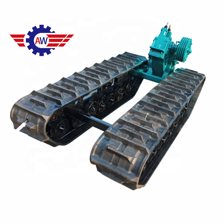 track roller excavator undercarriage mini excavator rubber track undercarriage snowmobile