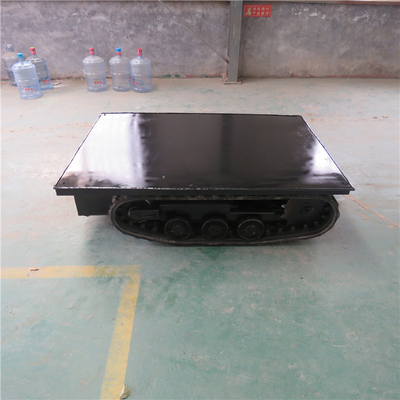 Agricultural farm equipment work Rubber track conversion system crawler tracked chassis for Combine Harvester