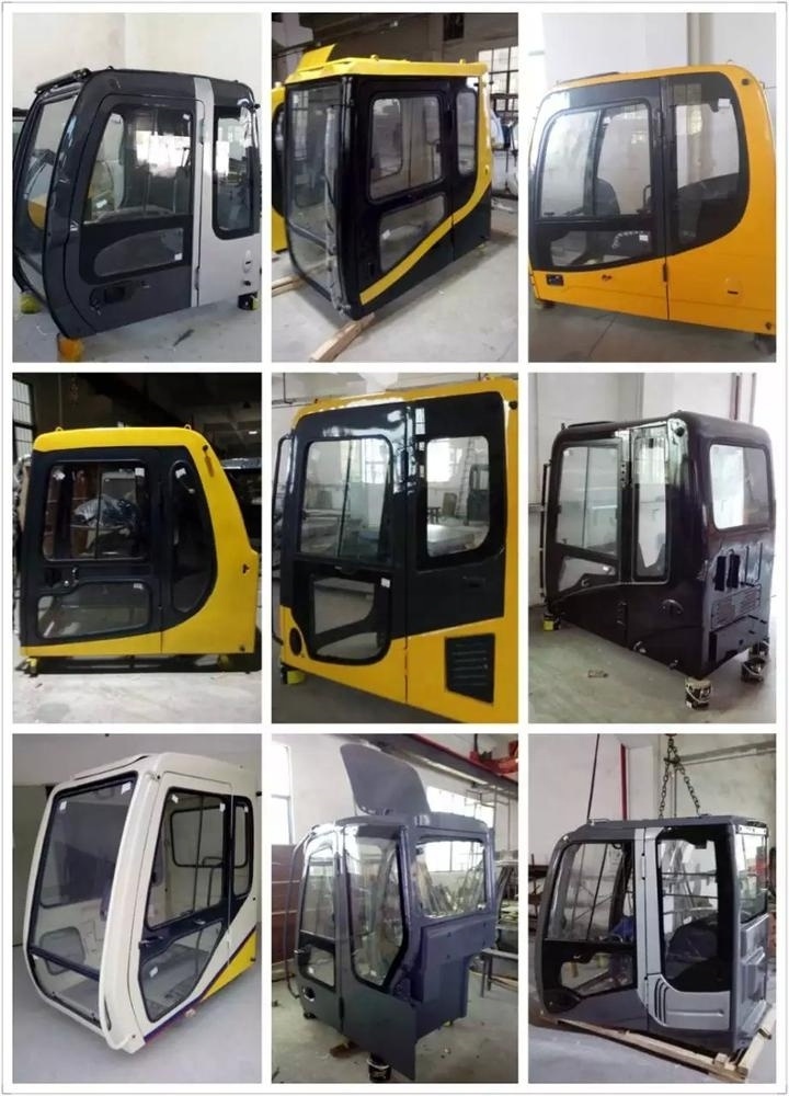 SH200 excavator cab with glass lock door for SH200A3 SH200-2 SH200-3 SH200-1 drive cabine