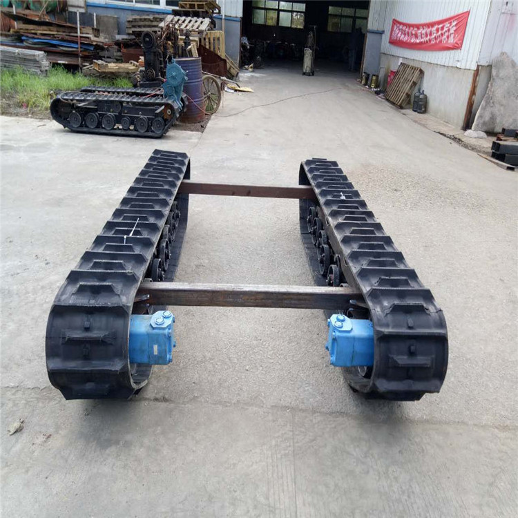 Construction rubber steel crawler multi-purpose high-quality robot drilling rig chassis system tank crawler chassis sales price