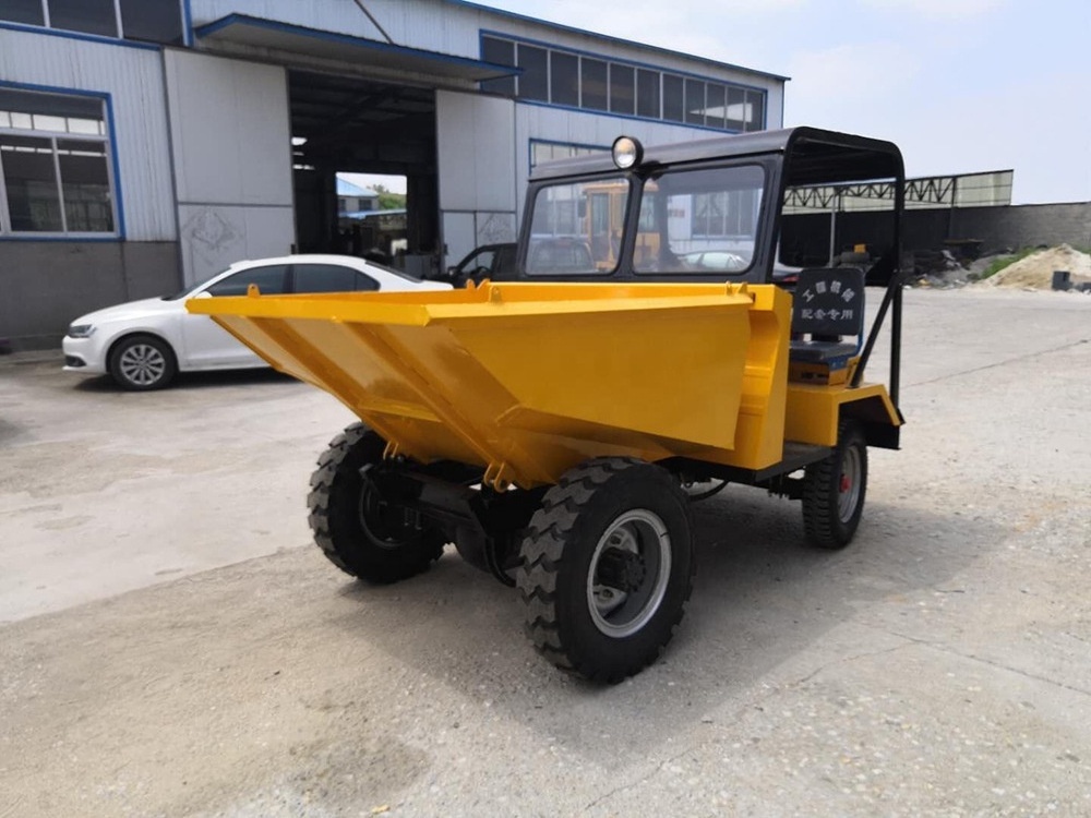 1 ton 2 ton 3 ton 4x4 wheel drive dump truck 4 wd mini dumper truck Mini front self loading Loader shovel tractor backhoe