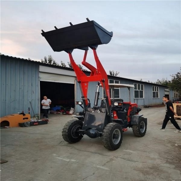 Engineering Construction Machinery 0.6ton 1.0ton Small garden mini tractor with front loader on sale