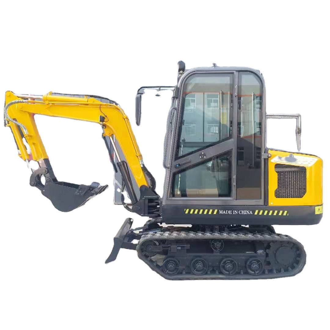 Hot sale of China Mini Excavator 2T for construction with enclosed cab swing boom on sale