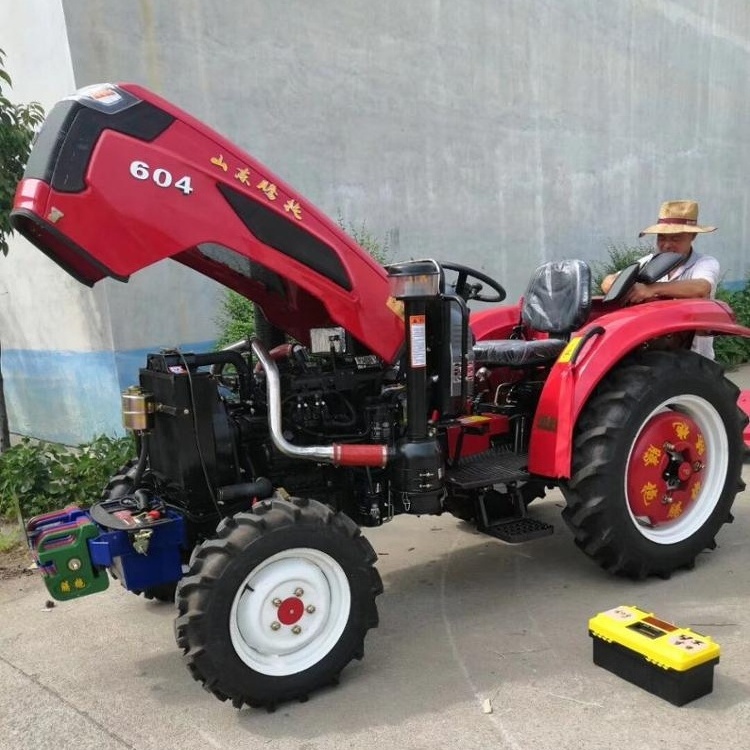 35hp 4wd massey ferguson tractor farm tractors with backhoe loader and front four in one bucket fork