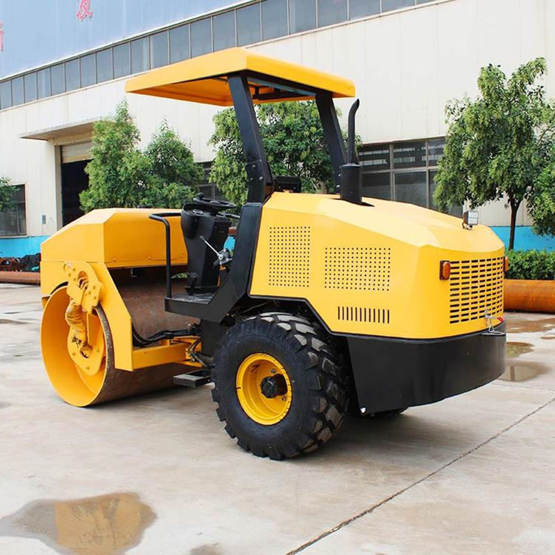 6 ton static single drum vibrator road roller