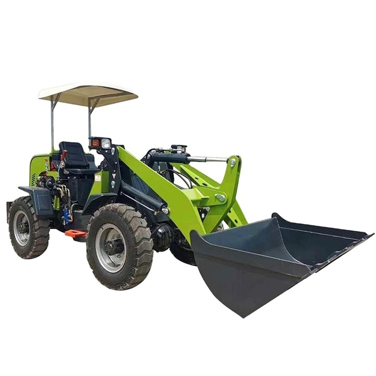 China Cheap mini small backhoe loader price for sale front tractor wheel loader shovel with pallet forklift skid steer