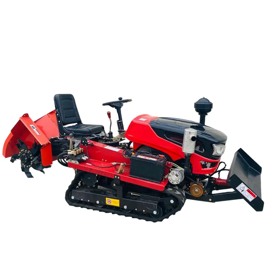 High quality 35hp ride on cultivator rotary tiller garden mini tractor agriculture equipment with hitching tool on sale