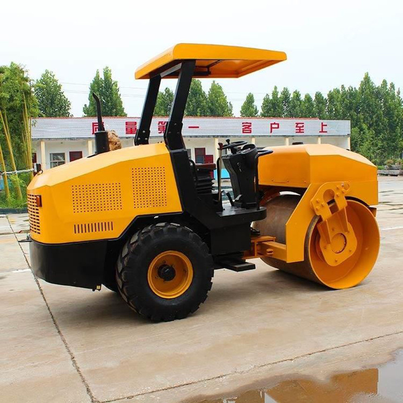 6 ton static single drum vibrator road roller