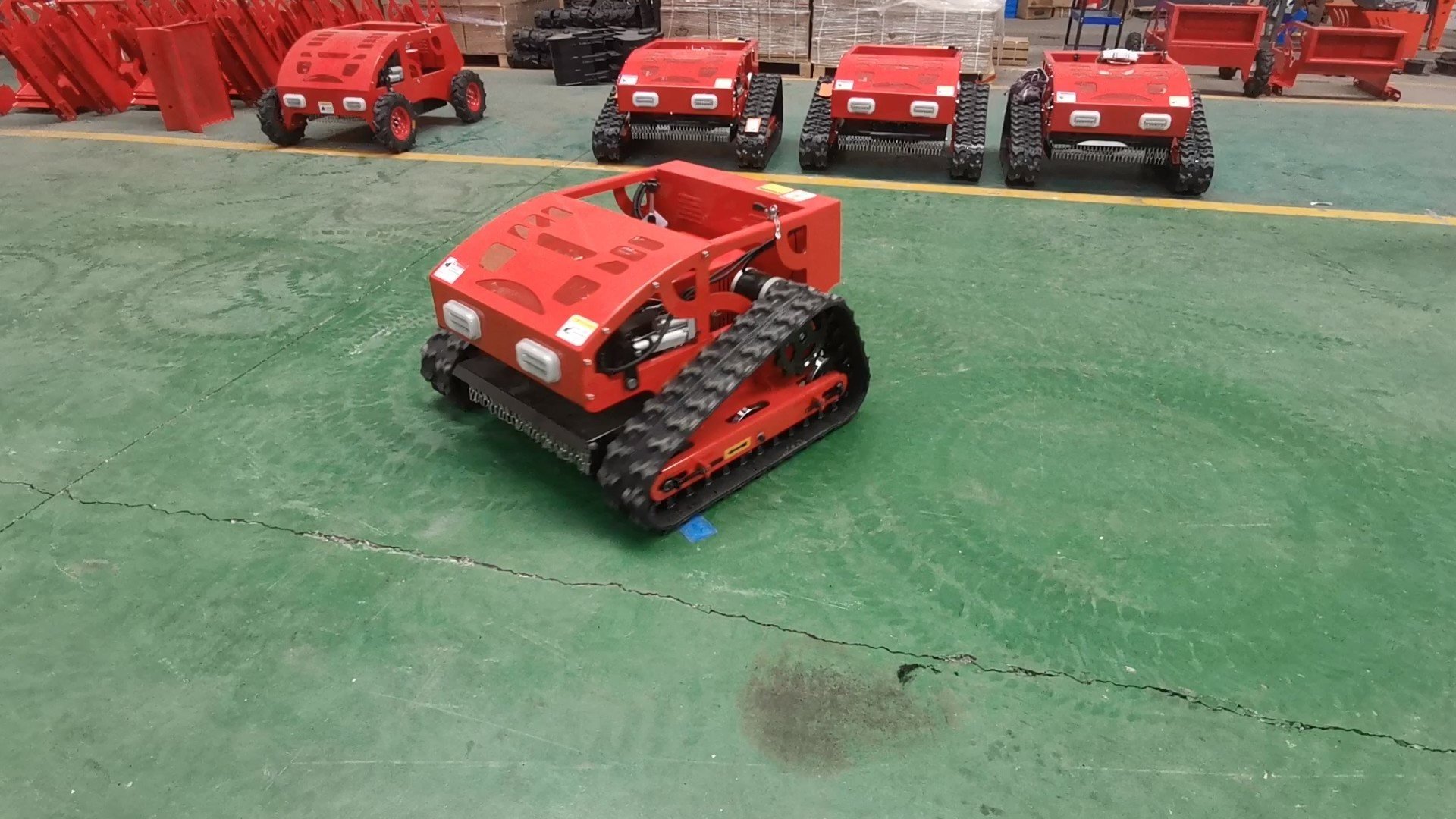 Free shipping  remote controlled rotary lawn mower Automatic Robot Lawn Mower for agriculture industry home use