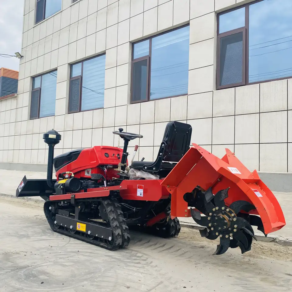 High quality 35hp ride on cultivator rotary tiller garden mini tractor agriculture equipment with hitching tool on sale