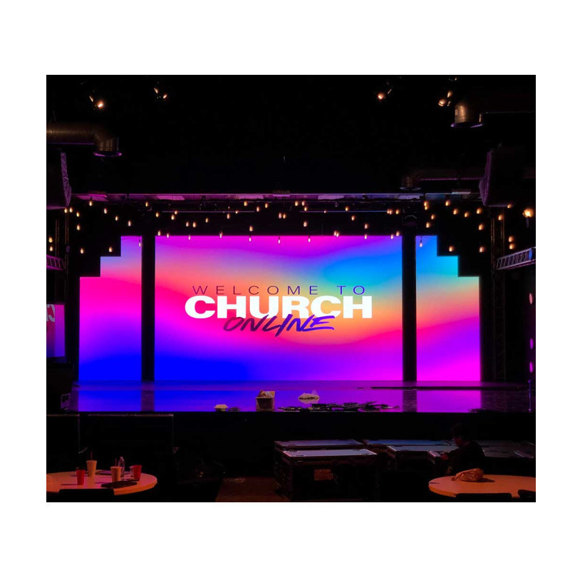 AOWE church stage backdrop P2.5mm Indoor Hd Led Display Screen System Full Package Led video wall