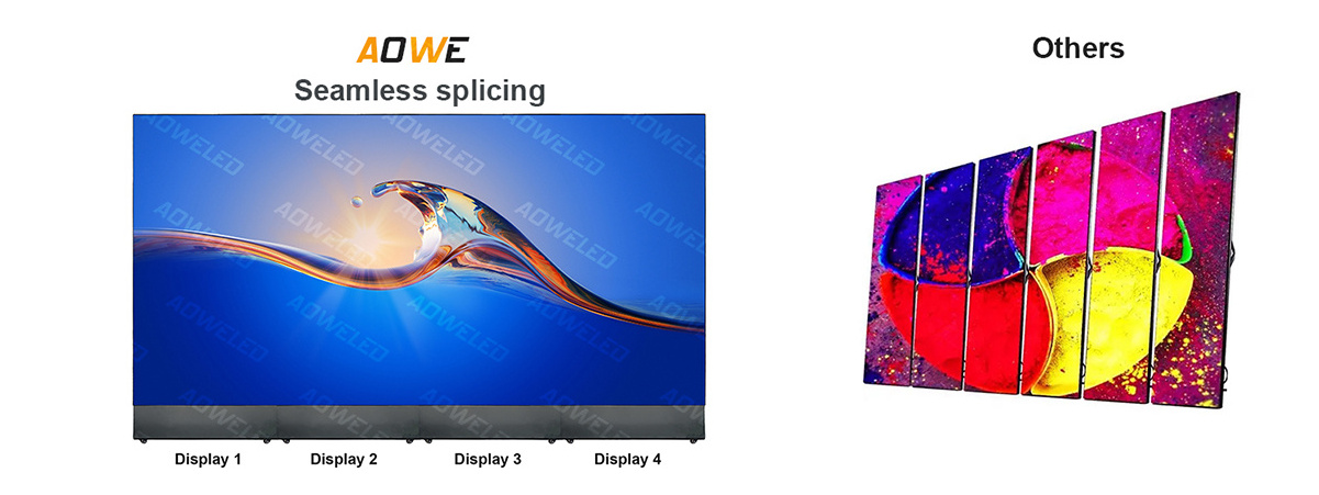 4G wireless control movable indoor LED screen full color poster LED video wall advertising LED sign P1.6 P1.8 P2 P2.5 P3