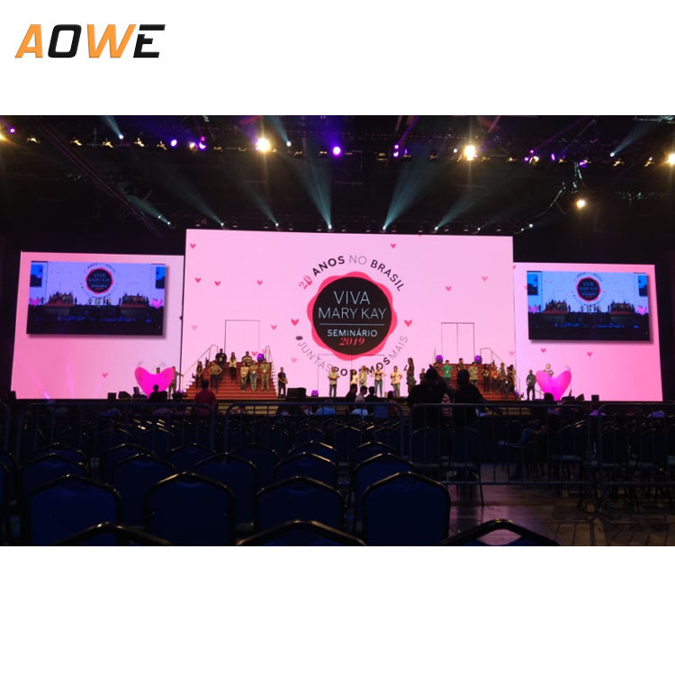 AOWE church stage backdrop P2.5mm Indoor Hd Led Display Screen System Full Package Led video wall