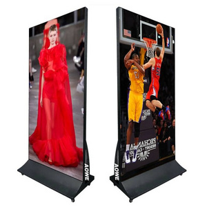 Indoor and outdoor poster led Digital Signage P1.86 P2 P2.5  LED Window Banners Video display Wall 1920 x 960