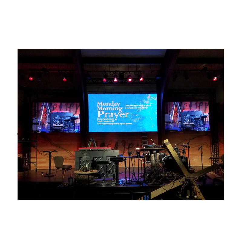 AOWE church stage backdrop P2.5mm Indoor Hd Led Display Screen System Full Package Led video wall