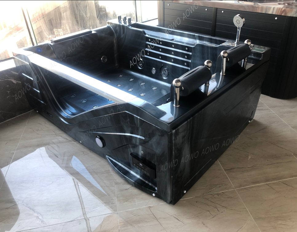 high quality vortex yakuzzi luxury hot tube uotdoor bathtub with TV acrylic massage bathtub independent hydraulic spa yacuzzi