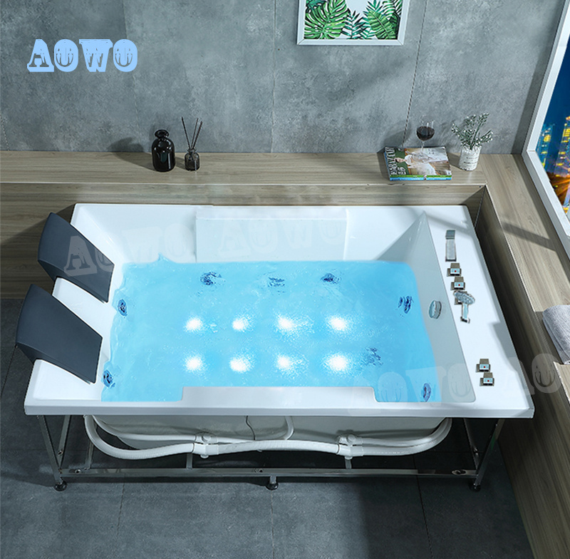 2023 Drop-in 2 Person Bathtub yacuzzi hidromasaje Massage Hot tub portable shower Interior Lay Z SPA