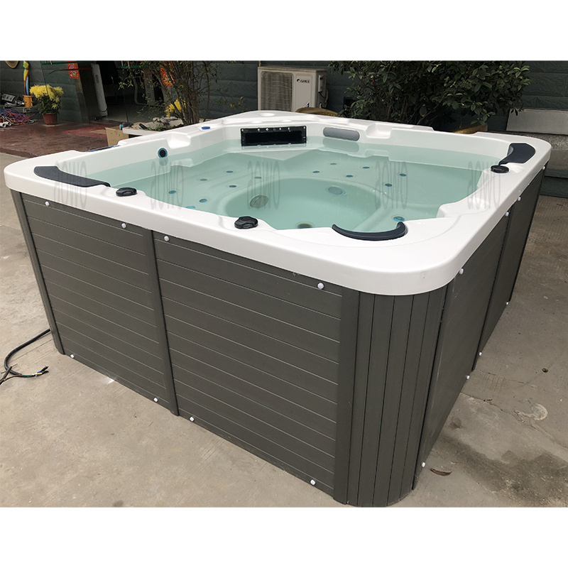 AOWO 5 Person Balboa System hot tube outdoor with cover avanto jacuzzier hammam cabine spa batutbhs swimming pool liner