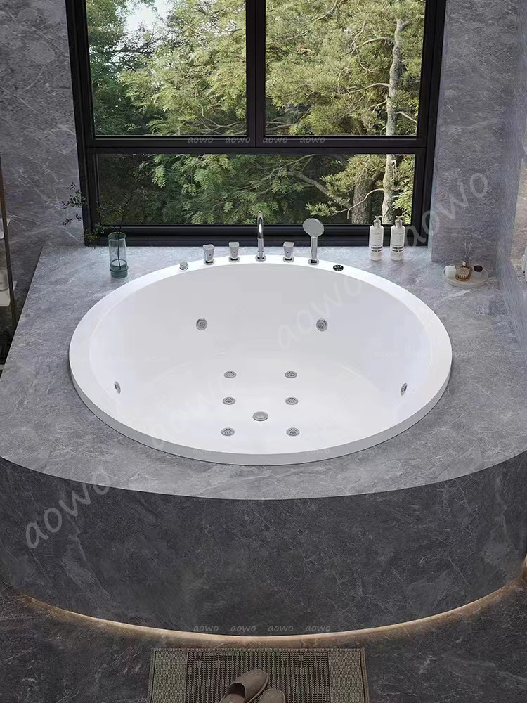 Popular celebrity bathtub embedded style vasca idromassagio indoor&outdoor prefab houses 2 person hot tub