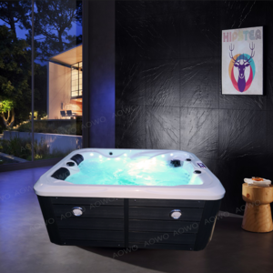 Yacuzzi Acrylic Shell Hot Tub Outdoor Swim Spa With Jacuzzier Massage Bath Jet Whirlpool  Persons  Backyard round outdoor kya hu