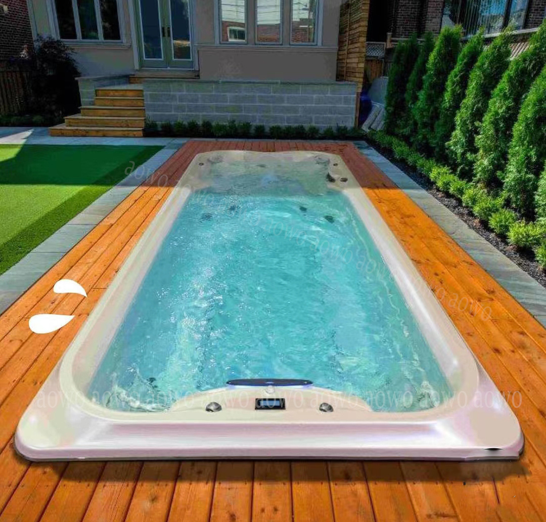 embeding super endless swimming pool training system balboa control water circulatory whirlpool spa container pool jacuzzier