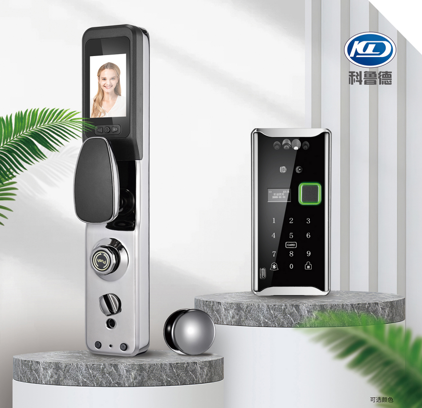 Tuya Electronic Digital Sliding Handle Smart Door Lock with Camera