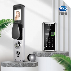 Tuya Electronic Digital Sliding Handle Smart Door Lock with Camera