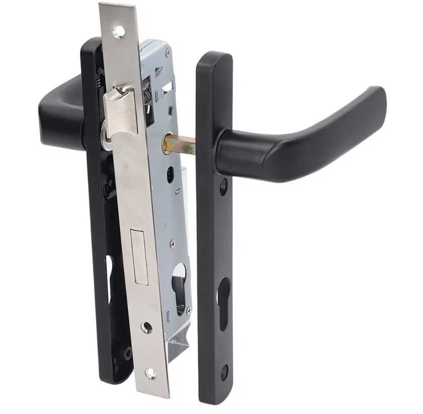 Aluminium door lock handle set UPVC Anodizing Internal External Hardware Operator Casement Window Crank Handle Hardware