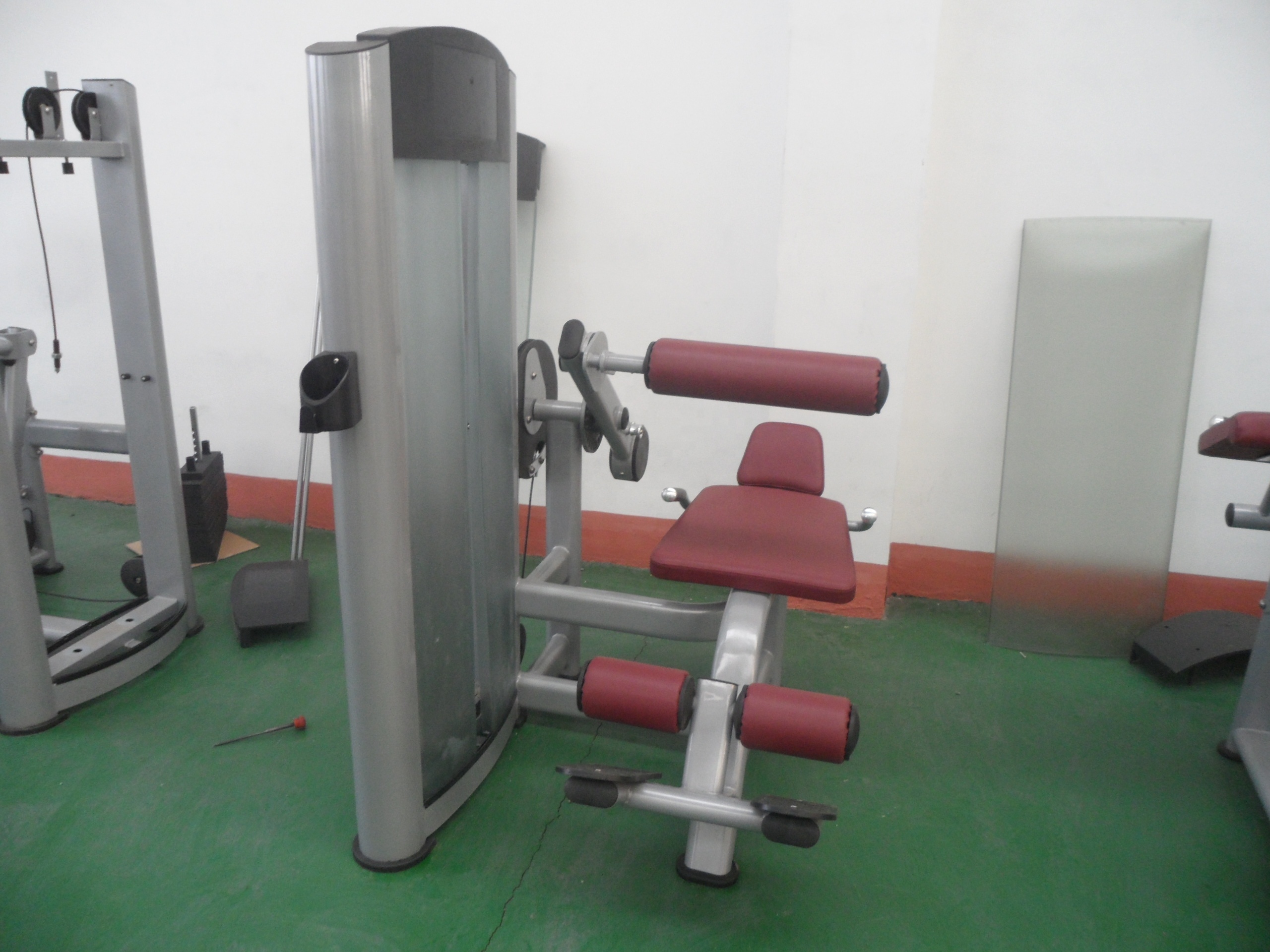 Dual Station Commercial Gym Equipment Back Extension/Abdominal Crunch Abdominal Crunch Extension Bench Abdominal