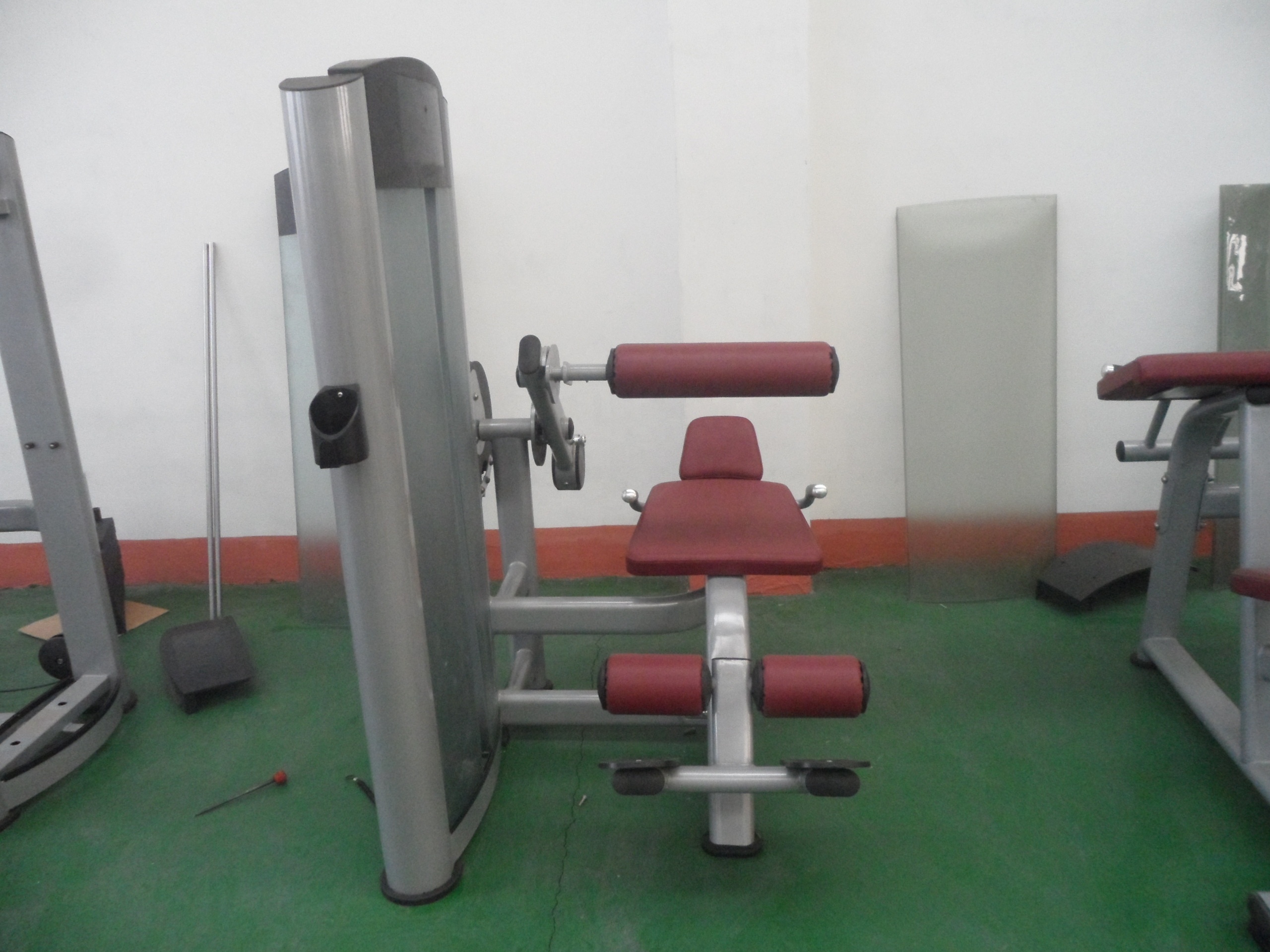 Dual Station Commercial Gym Equipment Back Extension/Abdominal Crunch Abdominal Crunch Extension Bench Abdominal