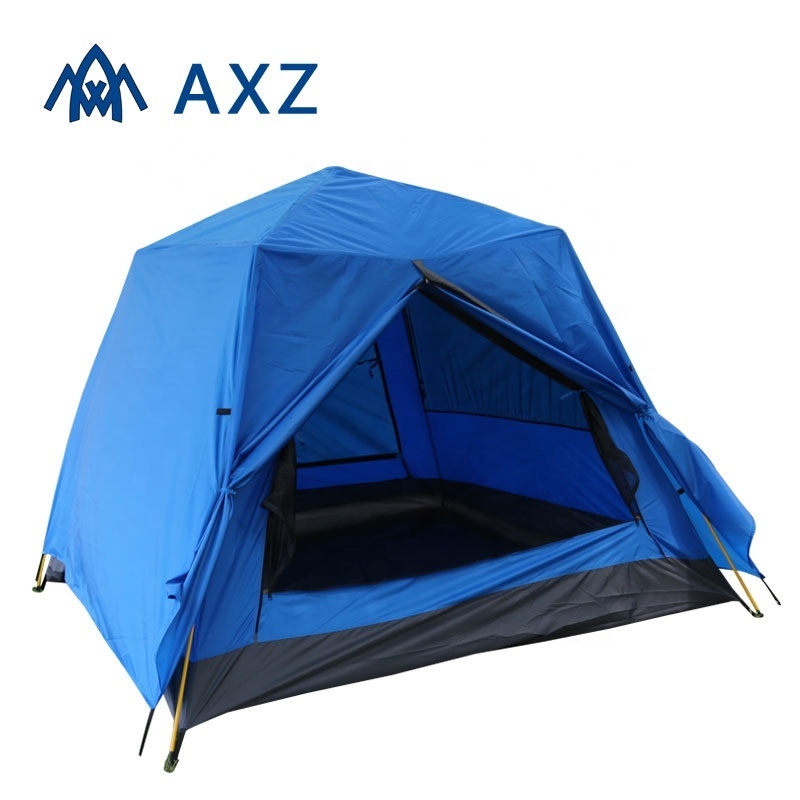 High quality 4 man water proof custom easy hiking large luxury fun camping tent