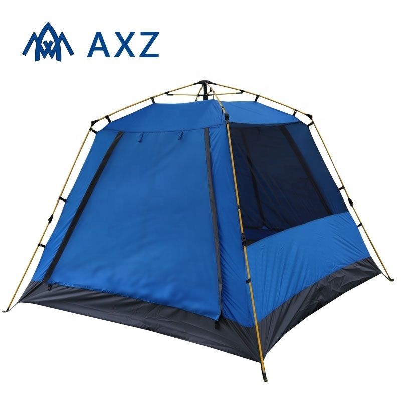 High quality 4 man water proof custom easy hiking large luxury fun camping tent