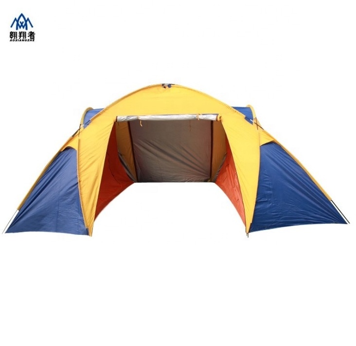 5-8 man Outdoor tourist tent with 2 bedrooms 1 living room