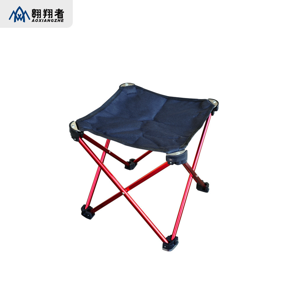 Manufacturer Wholesale Super Lightweight Portable Outdoor Travel Aluminum Alloy Small Benches Folding Fishing Spring Tour Chair