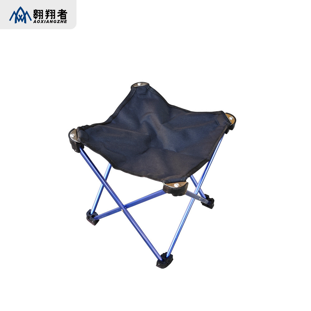 Manufacturer Wholesale Super Lightweight Portable Outdoor Travel Aluminum Alloy Small Benches Folding Fishing Spring Tour Chair