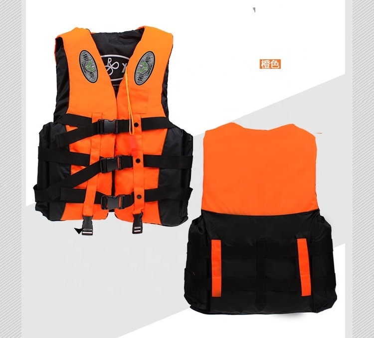 High quality orange child and adult kayak boating thin personalize offshore marine emergency life jacket vest