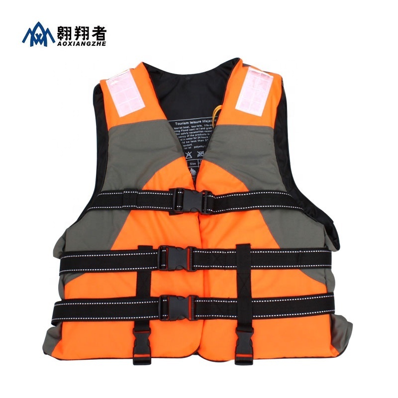 Custom logo offshore work ocean pacific surfing windsurfing swimming wake board rafting foam life saving vest jackets for adults