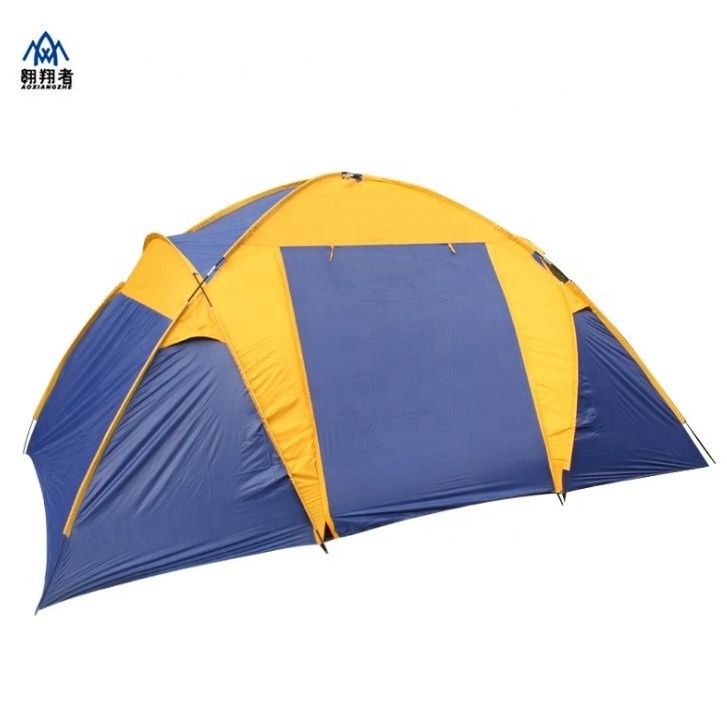 5-8 man Outdoor tourist tent with 2 bedrooms 1 living room