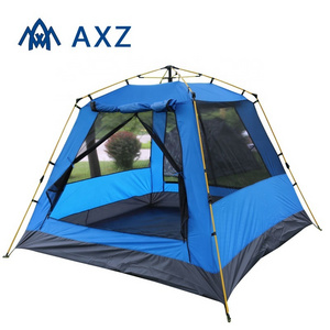 High quality 4 man water proof custom easy hiking large luxury fun camping tent