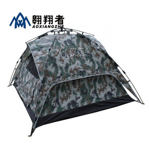 Lowes 2 person foldable new connectable camouflage camping tente de luxe large screen instant cabin tents with floor