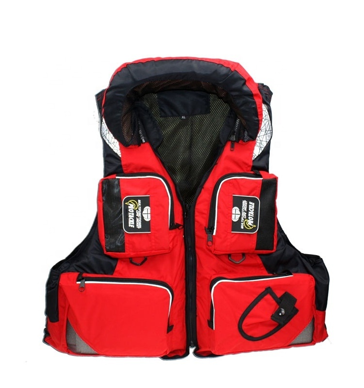 Wholesale custom adult personalized basic marine work kayak fishing jumper sport floating safety life jacket vest for snorkeling