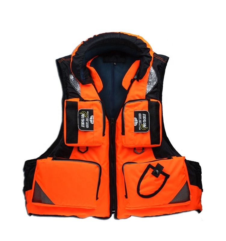 Wholesale custom adult personalized basic marine work kayak fishing jumper sport floating safety life jacket vest for snorkeling