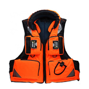 Wholesale custom adult personalized basic marine work kayak fishing jumper sport floating safety life jacket vest for snorkeling