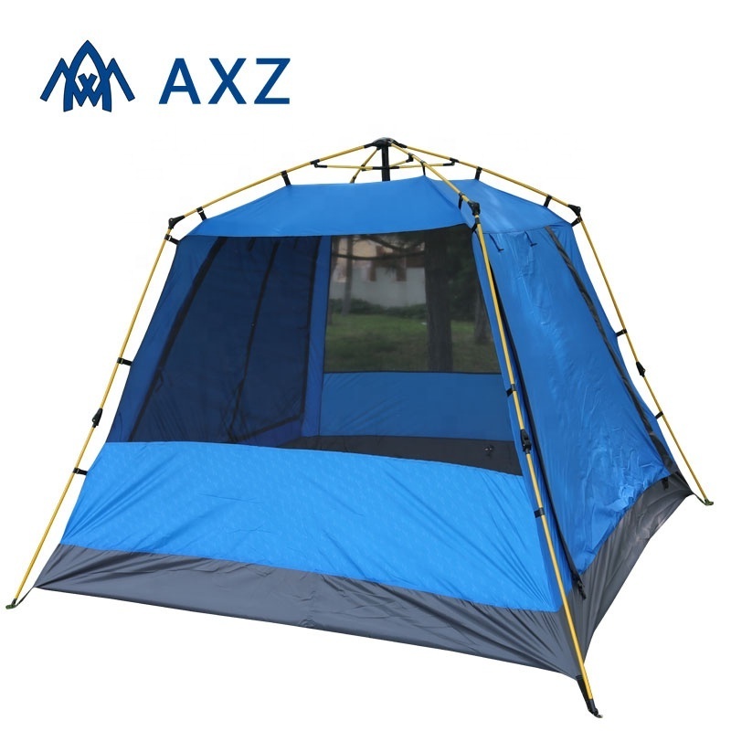 High quality 4 man water proof custom easy hiking large luxury fun camping tent