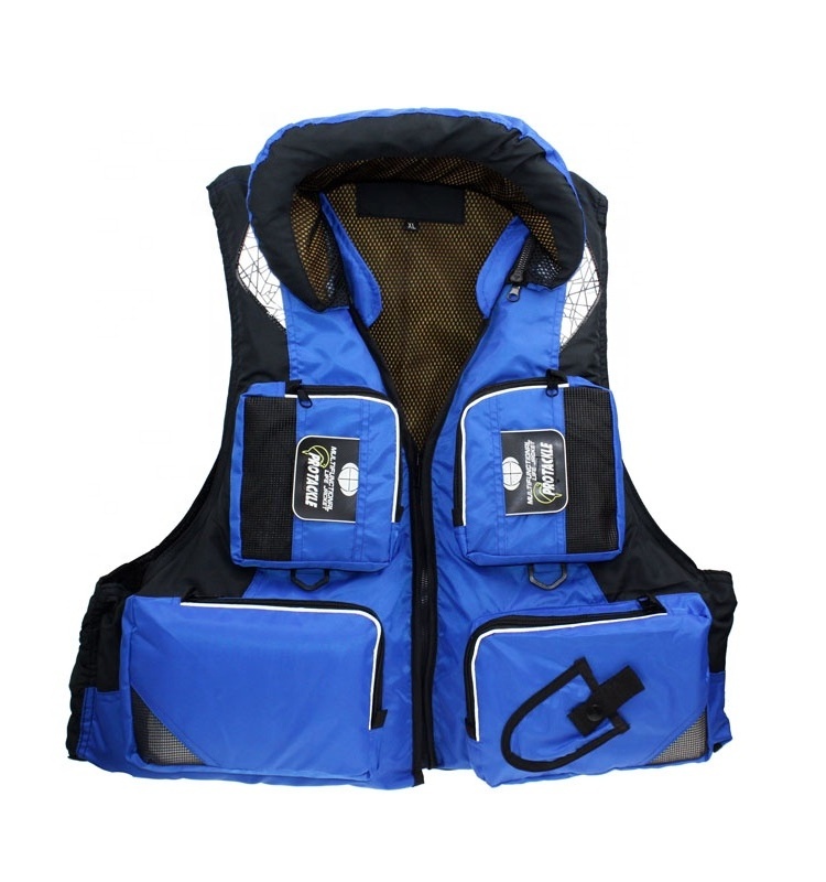 Wholesale custom adult personalized basic marine work kayak fishing jumper sport floating safety life jacket vest for snorkeling