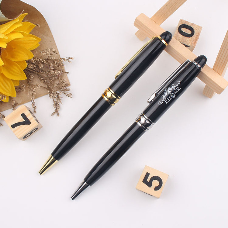 Ballpen Refill Sublimation Manufacturer Blue Custom Metal Souvenir Ballpoint Ball Point Pen With Logo