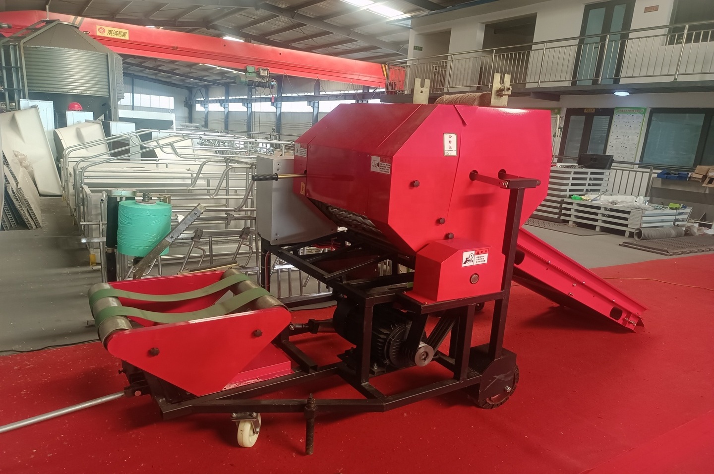 farmland widely used mini round hay baler for sale corn Silage baler wrapper