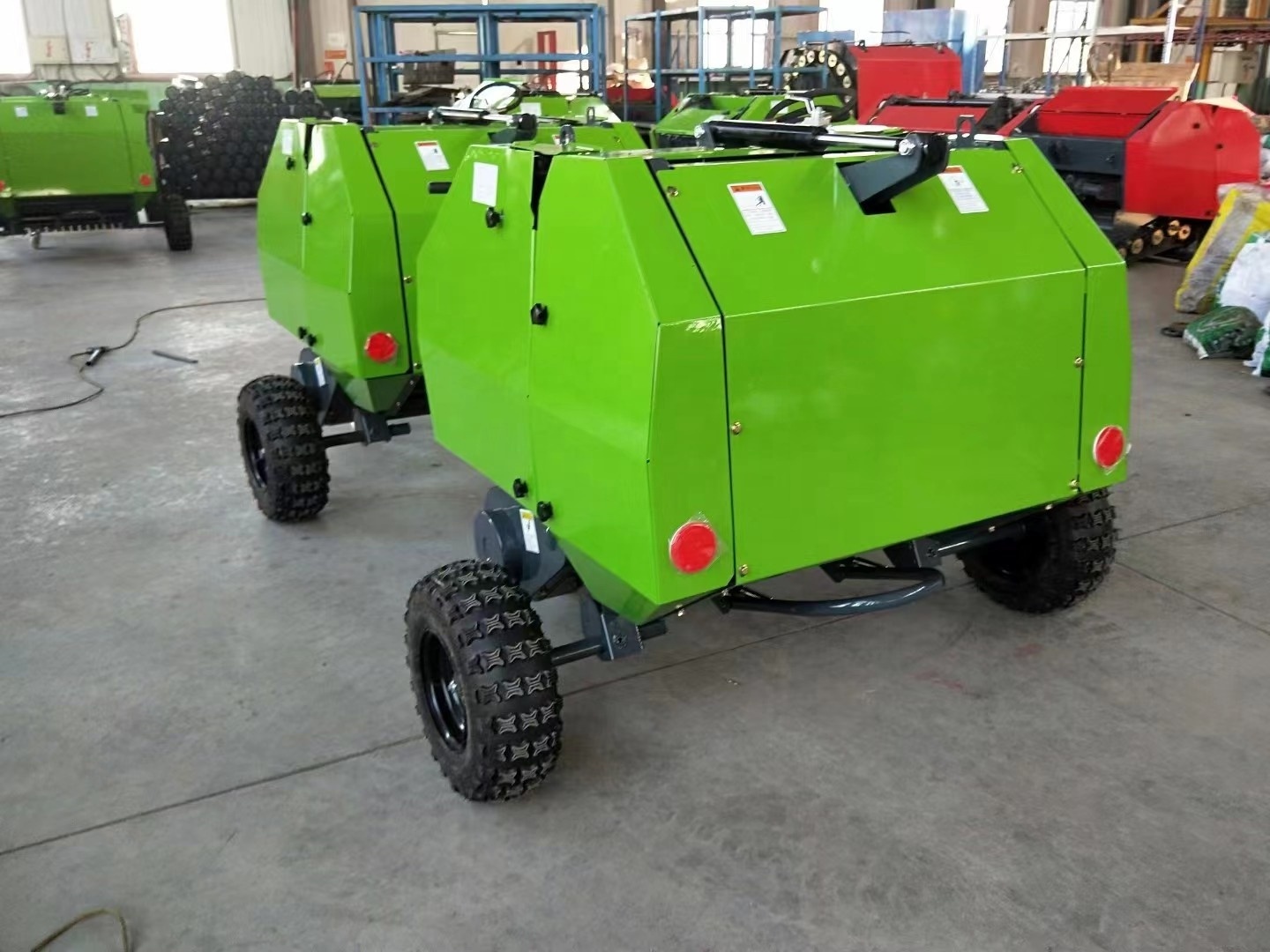 Aoxin 9YQ-0.5 Automatic mini roll round hay silage hydraulic baler machine wrapper for grass straw balers price for sale